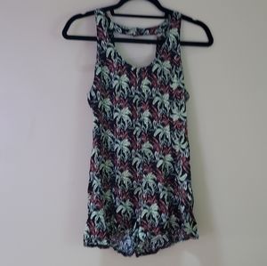 Hawaiian print romper